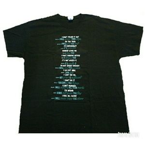 🙏 Men's Proverbs T-Shirt Size XL Inspirational